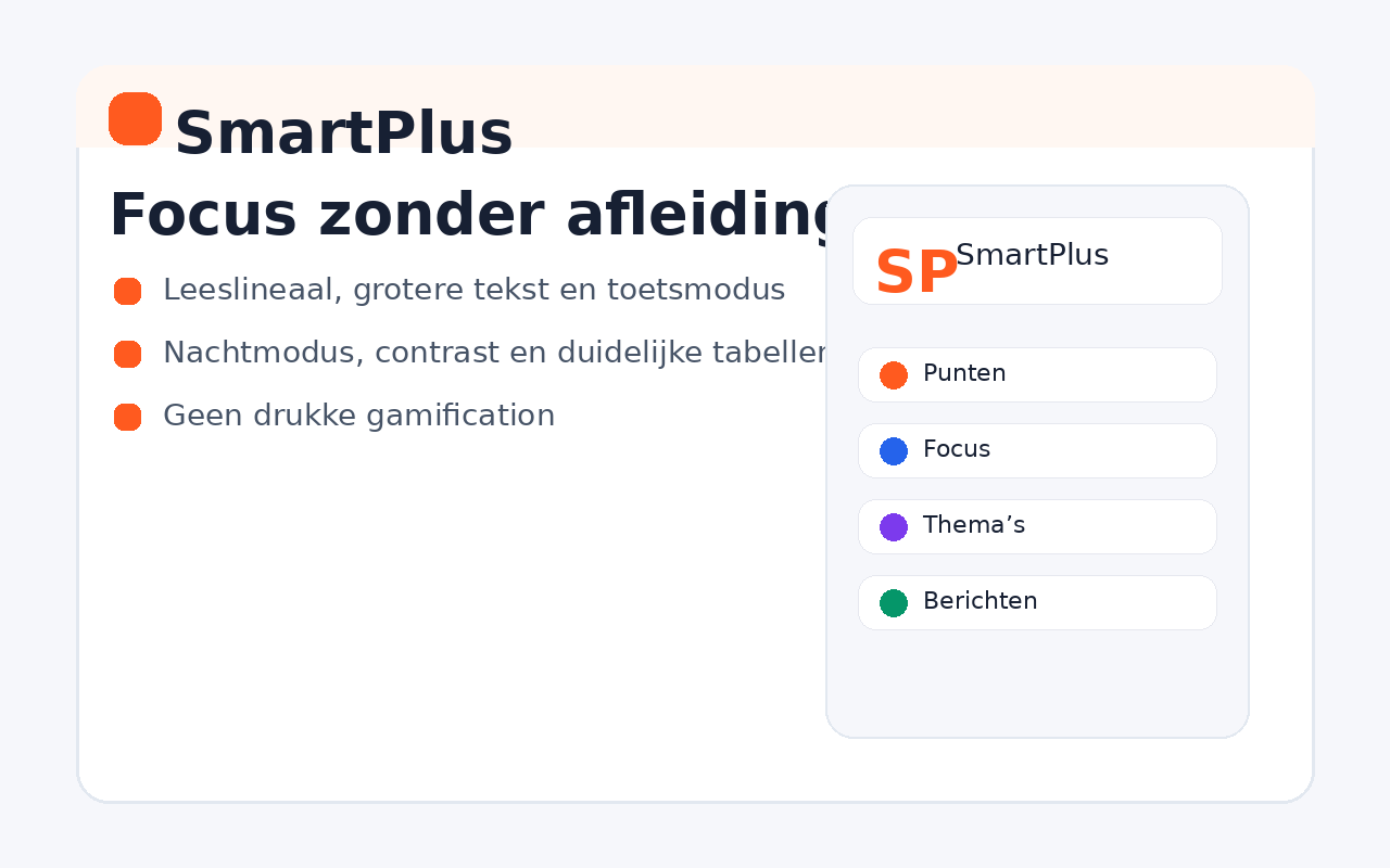 SmartPlus focus tools